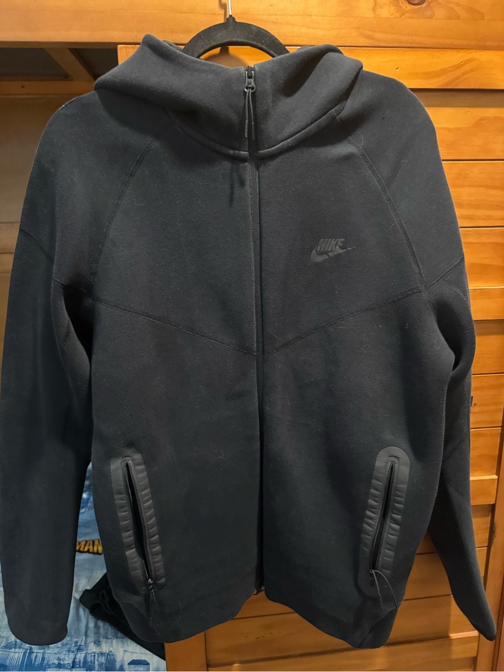 Nike Black Full-Zip Performance Hooded Jacket